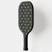 Cute Robin met Shamrock Clover-Cartoon Pickleball Paddle (Links)