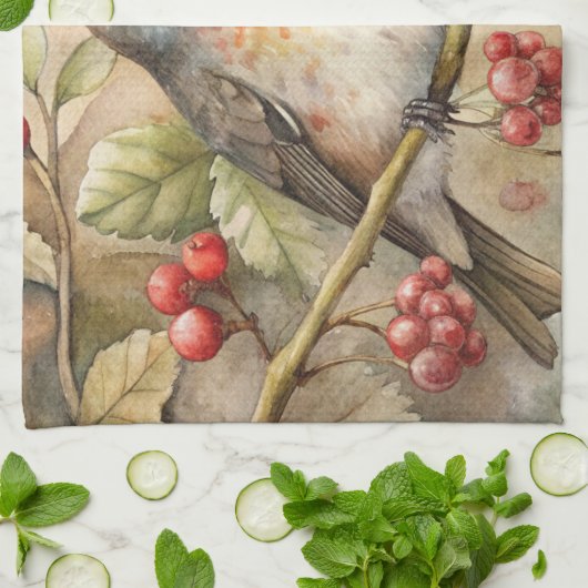 Cute Robin Theedoek (Gevouwen)