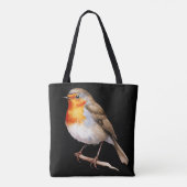 Cute Robin Tote Bag (Achterkant)