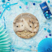 Cute Robo Hamsters Foodie Papieren Bordje (Feest)