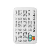 Cute Robot Bath Mat (Voorkant Verticaal)