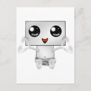Cute Robot Briefkaart