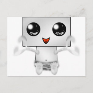 Cute Robot Briefkaart