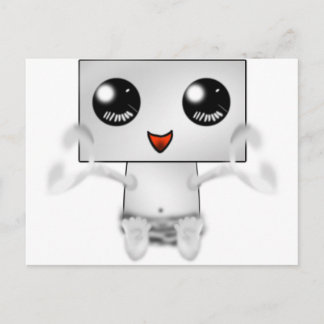 Cute Robot Briefkaart