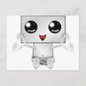Cute Robot Briefkaart (Voorkant)