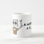 Cute Robot Coffee cup Koffiemok (Center)