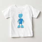 Cute Robot, Funny Robot, Gekke Robot, Blauwe Robot (Voorkant)