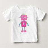 Cute Robot, Funny Robot, Gekke Robot, Robot, Roze (Voorkant)