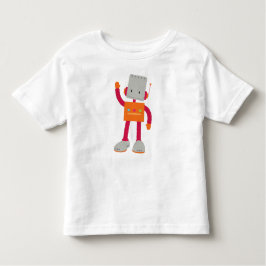 Cute Robot, Gekke Robot, Funny Robot, Robotica Kinder Shirts