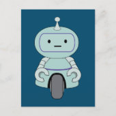 Cute Robot Illustration Briefkaart (Voorkant)