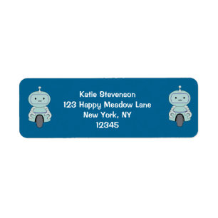 Cute Robot Illustration Etiket