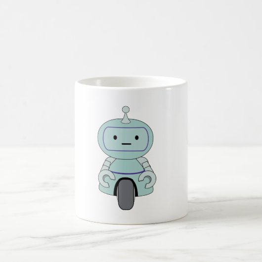 Cute Robot Illustration Koffiemok (Center)
