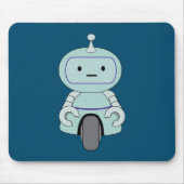 Cute Robot Illustration Muismat (Voorkant)
