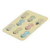 Cute Robot Pattern Magneet (Linkerzijde)