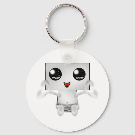 Cute Robot Sleutelhanger (Voorkant)