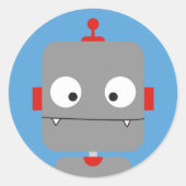 Cute Robot Stickers (Voorkant)