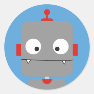 Cute Robot Stickers