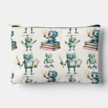 Cute robot storybook illustration kidd