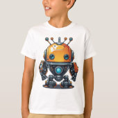 Cute Robot T-shirt (Voorkant)