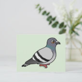 Cute Rock Pigeon Briefkaart (Staand voorkant)
