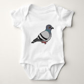 Cute Rock Pigeon Romper (Voorkant)