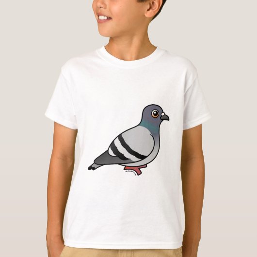 Cute Rock Pigeon T-shirt (Voorkant)