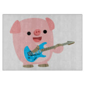 Cute Rockin-Cartoon snijplank (Voorkant)