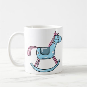 Cute rocking horse koffiemok