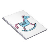 Cute rocking horse notitieboek (Rechterzijde)
