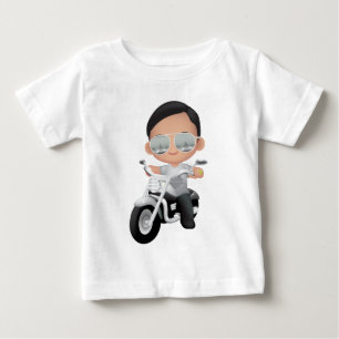 Cute RockStar op motorfiets