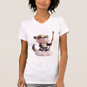 Cute Rode Panda Karate Shirt – Smol & Gevaarlijk