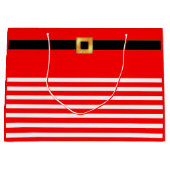 Cute rode & witte gestreepte cadeautas (Voorkant)