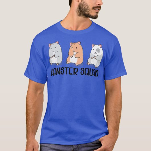 Cute Rodent Squad Hamster Ironic Team T-shirt (Voorkant)