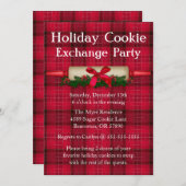 Cute Rolling Pin Cookie Exchange Holiday nodigt ui Kaart (Voorkant / Achterkant)