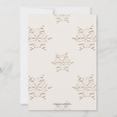 Cute Rolling Pin Cookie Exchange Holiday nodigt ui Kaart (Achterkant)