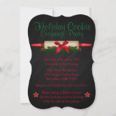 Cute Rolling Pin Cookie Exchange Holiday nodigt ui Kaart (Voorkant)
