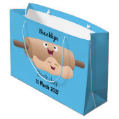 Cute rolpen en deeg gebak baking cartoon groot cadeauzakje (Achterkant Gekanteld)