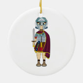 Cute Roman Gladiator Ornament (Achterkant)