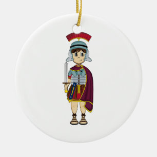 Cute Roman Soldier Ornament