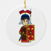 Cute Roman Soldier Ornament (Achterkant)