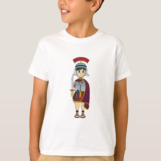 Cute Roman Soldier T-shirt (Voorkant)