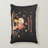 Cute Romantic Anime Couple - Love Moment Accent Kussen (Voorkant(Verticaal))