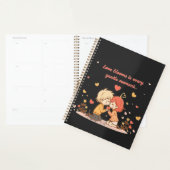 Cute Romantic Anime Couple - Love Moment Planner (Display)