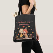 Cute Romantic Anime Couple - Love Moment Tote Bag (Dichtbij)