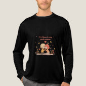 Cute Romantic Anime Couple - Love Moment Tri-Blend Shirt (Voorkant volledig)