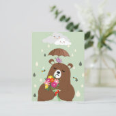 Cute Romantic Beer Briefkaart (Staand voorkant)