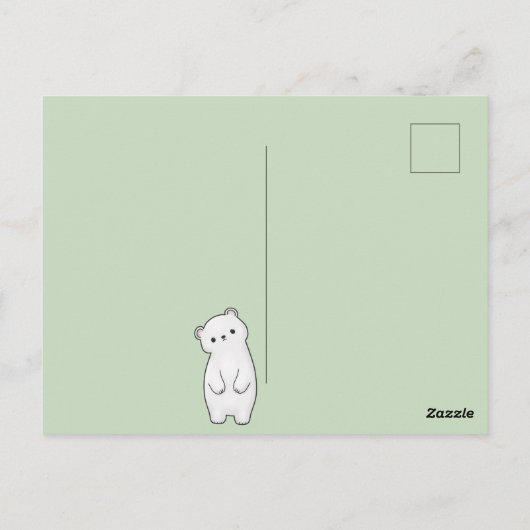 Cute Romantic Beer Briefkaart (Achterkant)