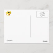 Cute Romantic Cat met hart Briefkaart (Achterkant)