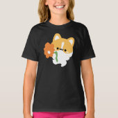 Cute Romantic Corgi T-shirt (Voorkant)