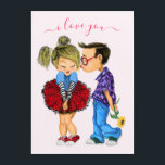 Cute Romantic Couple - Love - I love you - Kiss Acryl Muurkunst<br><div class="desc">Cute Romantic Couple - Love - I Love You - Kiss Boy and Girl - Fun Painting - Choose / Add Your Unique Text / Name / Color - Make Your Special Gift - Resize and move or remove / add Elements - afbeelding / text with Customization Tool. Het schilderen...</div>